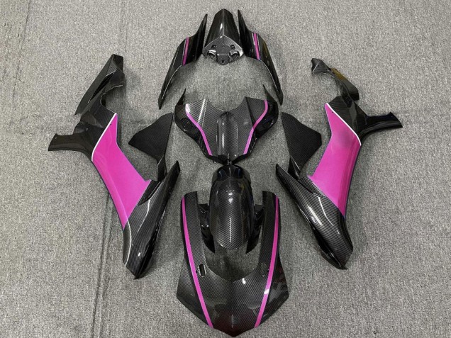 Comprar Carenados Moto Yamaha YZF 1000 R1 2015-2019 - Falso FibraCarbono Rosa