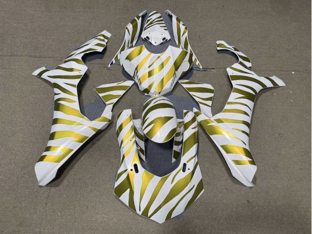 Comprar Carenados Moto Yamaha YZF 1000 R1 2015-2019 - Blanco Oro Cebra