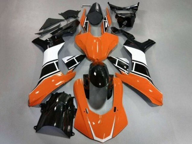 Comprar Carenados Moto Yamaha YZF 1000 R1 2015-2019 - Blanco Naranja Negro Brillante