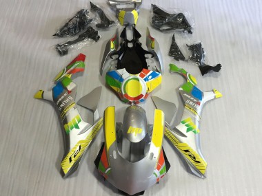 Comprar Carenados Moto Yamaha YZF 1000 R1 2015-2019 - Plata Amarillo Azul Rojo RuedaColores