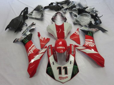 Comprar Carenados Moto Yamaha YZF 1000 R1 2015-2019 - Blanco Rojo Negro Verde Monstruo Milwaukee 11