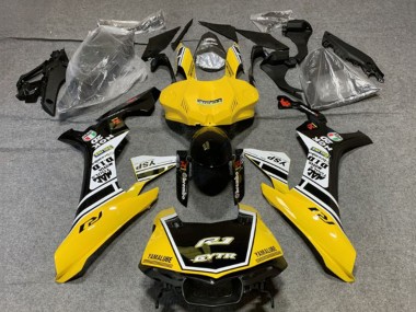 Comprar Carenados Moto Yamaha YZF 1000 R1 2020-2025 - Amarillo Blanco Negro Brillante GYTR