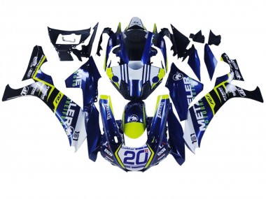 Comprar Carenados Moto Yamaha YZF 1000 R1 2020-2025 - Blanco Azul Amarillo Negro
