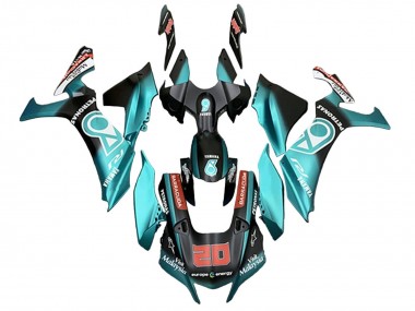 Comprar Carenados Moto Yamaha YZF 1000 R1 2020-2025 - Turquesa Azul Negro Mate Petronas