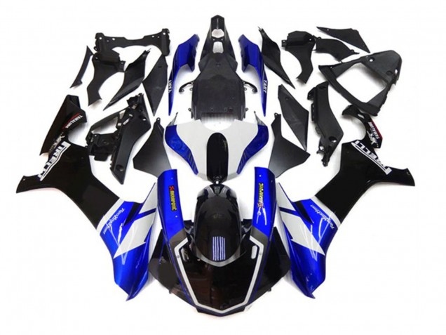 Comprar Carenados Moto Yamaha YZF 1000 R1 2020-2025 - Azul Blanco Negro Akropovic