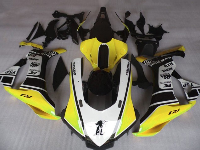 Comprar Carenados Moto Yamaha YZF 1000 R1 2020-2025 - Amarillo Blanco Negro Brillante Motul YSP