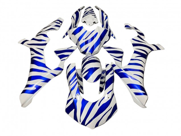 Comprar Carenados Moto Yamaha YZF 1000 R1 2020-2025 - Blanco Azul Cebra
