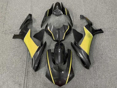 Comprar Carenados Moto Yamaha YZF 1000 R1 2020-2025 - Falso FibraCarbono Amarillo