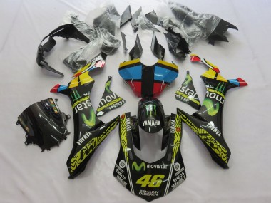 Comprar Carenados Moto Yamaha YZF 1000 R1 2020-2025 - Amarillo Azul Rojo Negro Verde MoviStar Monstruo Semakin Didepan