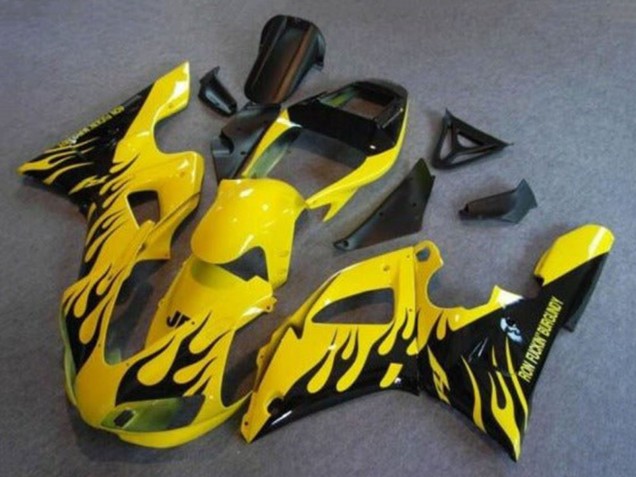 Comprar Carenados Moto Yamaha YZF 1000 R1 1998-1999 - Amarillo Negro Llama