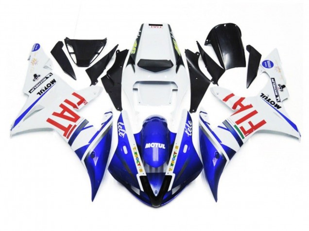Comprar Carenados Moto Yamaha YZF 1000 R1 2002-2003 - Blanco Azul Rojo Fiat Motul