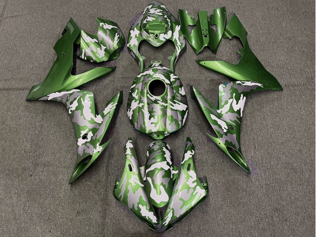 Comprar Carenados Moto Yamaha YZF 1000 R1 2004-2006 - Verde Blanco Gris Camouflage