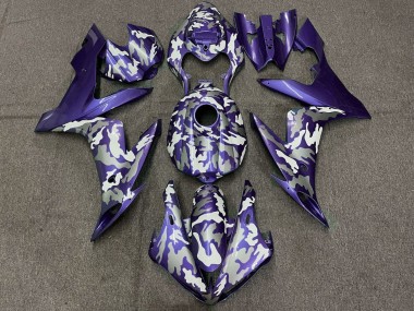 Comprar Carenados Moto Yamaha YZF 1000 R1 2004-2006 - Púrpura Blanco Gris Camouflage