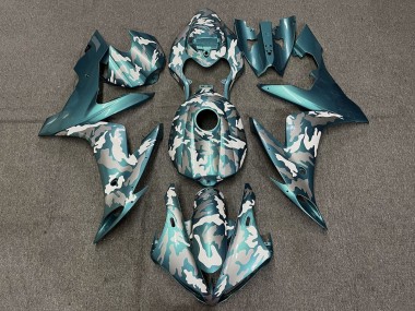 Comprar Carenados Moto Yamaha YZF 1000 R1 2004-2006 - Azul Verdoso Verde Blanco Gris Camouflage