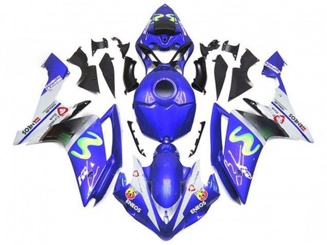 Comprar Carenados Moto Yamaha YZF 1000 R1 2007-2008 - Azul Blanco Verde ENEOS