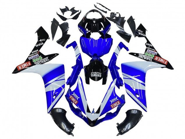 Comprar Carenados Moto Yamaha YZF 1000 R1 2007-2008 - Azul Blanco Negro Volvo Fimer Yamalube