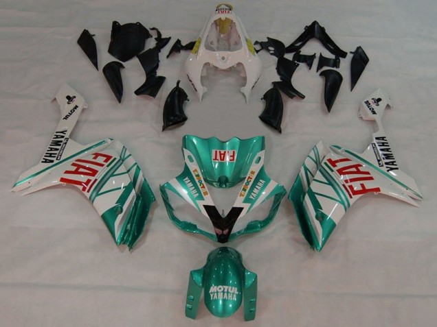 Comprar Carenados Moto Yamaha YZF 1000 R1 2007-2008 - Blanco Verde Rojo Fiat