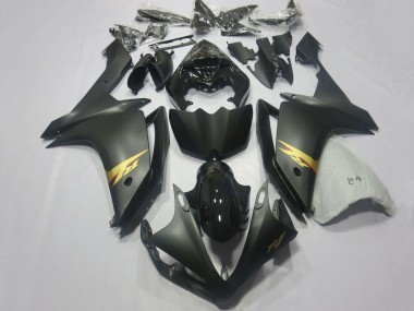 Comprar Carenados Moto Yamaha YZF 1000 R1 2007-2008 - Negro Brillante Negro Mate Oro Calcomanía