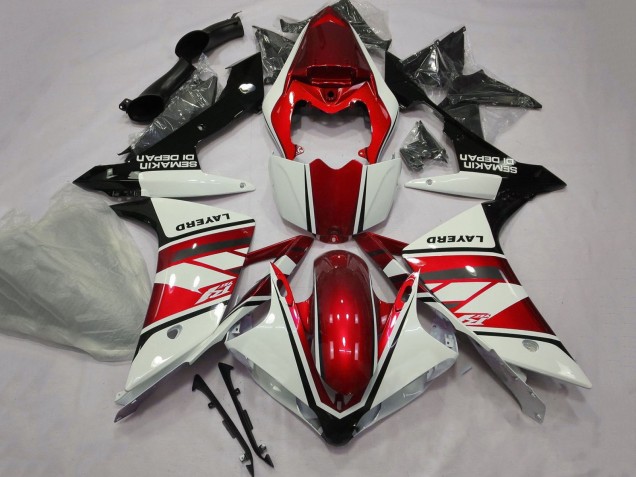 Comprar Carenados Moto Yamaha YZF 1000 R1 2007-2008 - Blanco Rojo Negro Layerd