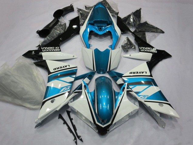 Comprar Carenados Moto Yamaha YZF 1000 R1 2007-2008 - Blanco Azul Claro Negro Layerd