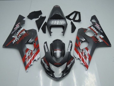 Comprar Carenados Moto Suzuki GSXR 600 / GSXR 750 2004-2005 - Gris Oscuro Rojo