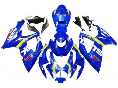 Comprar Carenados Moto Suzuki GSXR 600 / GSXR 750 2006-2007 - Azul Blanco Amarillo Rojo Ecstar