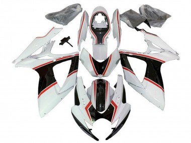 Comprar Carenados Moto Suzuki GSXR 600 / GSXR 750 2006-2007 - Blanco Naranja Negro Pinstripe