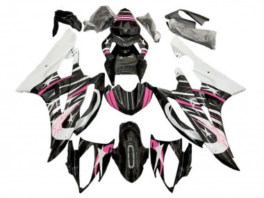 Comprar Carenados Moto Yamaha YZF R6 2006-2007 - Blanco Rosa Negro Estrella Llama