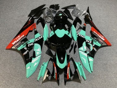 Comprar Carenados Moto Yamaha YZF R6 2006-2007 - Verde Claro Rojo Negro Petronas Motul