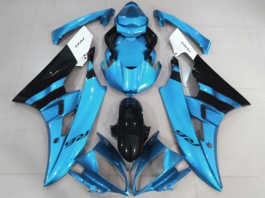 Comprar Carenados Moto Yamaha YZF R6 2006-2007 - Blanco Azul Claro Negro