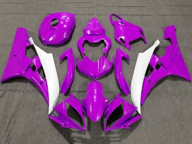 Comprar Carenados Moto Yamaha YZF R6 2006-2007 - Púrpura Blanco