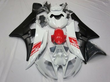 Comprar Carenados Moto Yamaha YZF R6 2006-2007 - Blanco Rojo Negro Mate