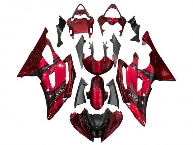 Comprar Carenados Moto Yamaha YZF R6 2008-2016 - Rojo Negro Raya