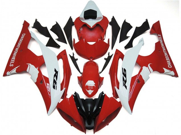 Comprar Carenados Moto Yamaha YZF R6 2008-2016 - Blanco Rojo Negro