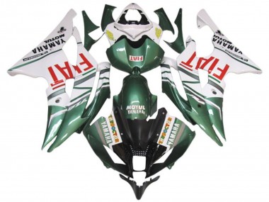 Comprar Carenados Moto Yamaha YZF R6 2008-2016 - Blanco Verde Rojo Fiat