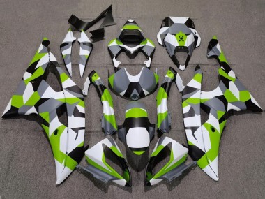Comprar Carenados Moto Yamaha YZF R6 2008-2016 - Blanco Verde Gris Negro Camouflage