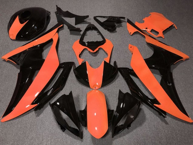 Comprar Carenados Moto Yamaha YZF R6 2008-2016 - Naranja Negro Brillante