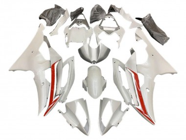 Comprar Kits Carenado Moto Yamaha YZF R6 2008-2016 - Blanco Perla Rojo