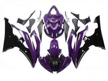 Comprar Carenados Moto Yamaha YZF R6 2008-2016 - Púrpura Negro Brillante