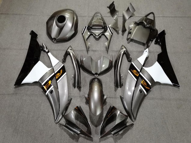 Comprar Carenados Moto Yamaha YZF R6 2008-2016 - Plata Blanco Oro Negro