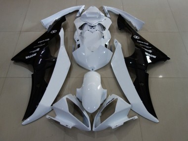 Comprar Carenados Moto Yamaha YZF R6 2008-2016 - Blanco Negro Brillante