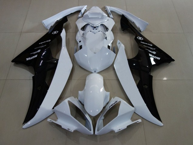 Comprar Carenados Moto Yamaha YZF R6 2008-2016 - Blanco Negro Brillante