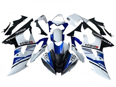Comprar Carenados Moto Yamaha YZF R6 2008-2016 - Blanco Azul Negro YEC ENEOS Petronas Semakin Didepan