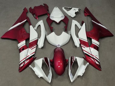 Comprar Carenados Moto Yamaha YZF R6 2008-2016 - Blanco Rojo Caramelo