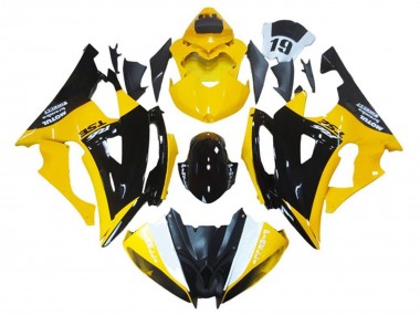 Comprar Carenado Moto Yamaha YZF R6 2008-2016 - Amarillo Negro Brillante