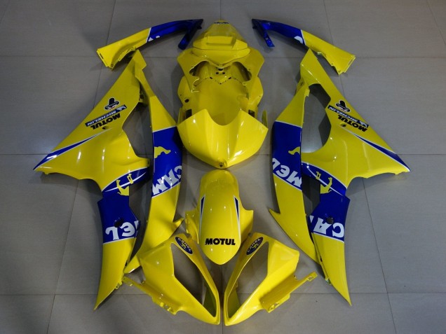 Comprar Carenados Moto Yamaha YZF R6 2008-2016 - Amarillo Azul Camello Motul Michelin