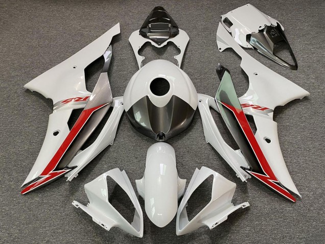 Comprar Carenados Moto Yamaha YZF R6 2008-2016 - Blanco Perla Rojo