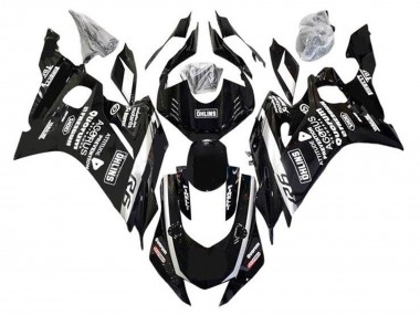 Comprar Carenados Moto Yamaha YZF R6 2017-2025 - Negro Blanco Ohlins