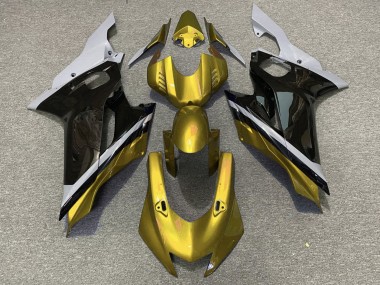 Comprar Carenados Moto Yamaha YZF R6 2017-2025 - Gris Oro Negro Brillante
