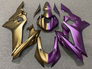 Comprar Carenados Moto Yamaha YZF R6 2017-2025 - Oro Mate Púrpura Dividir